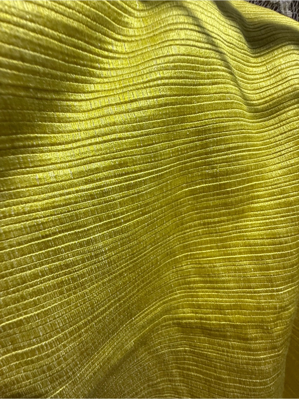 Textured Yellow vintage upholstery fabric 2 yards SO BEAUTIFUL! New